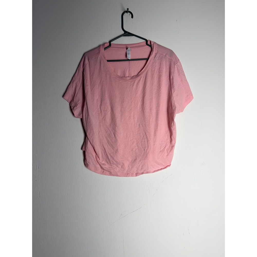 Stars Above Pink Cotton Modal Lounge Tee Short Sleeve Boxy Sleep Shirt XL